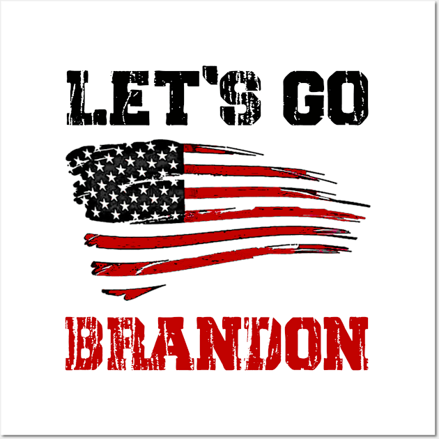 Lets Go Brandon Wall Art by Doc Maya